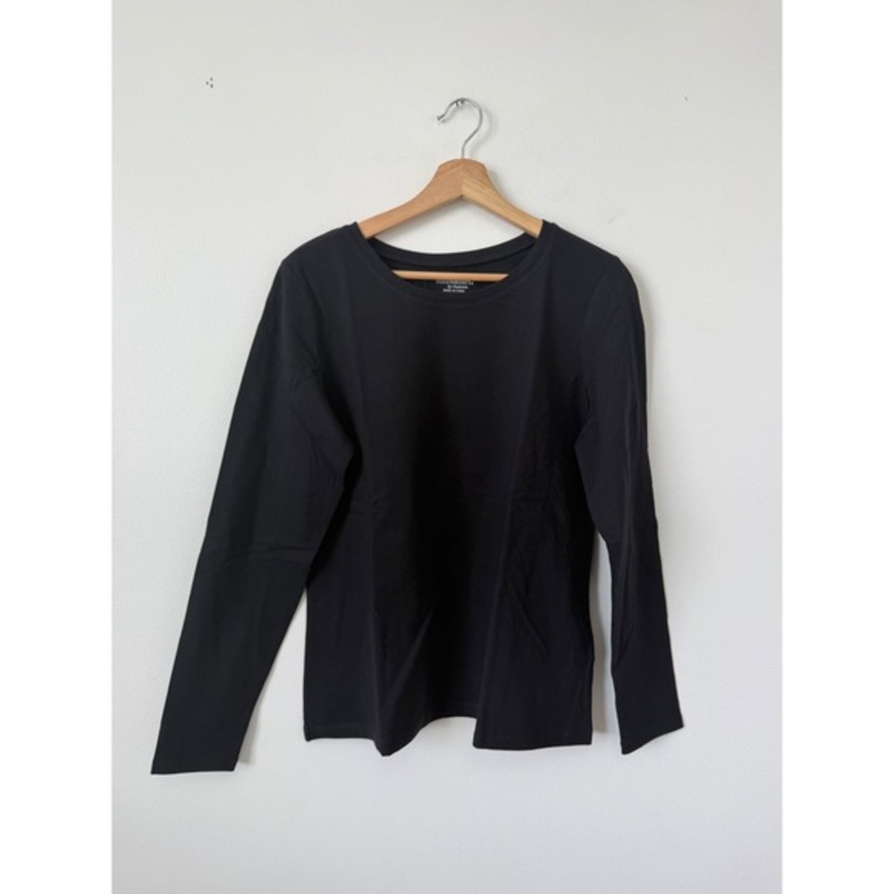 Real Comforts by Chadwicks Crewneck Tee – Black‎ – Size Large